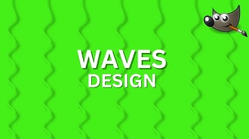 Create a Wave Design in Gimp