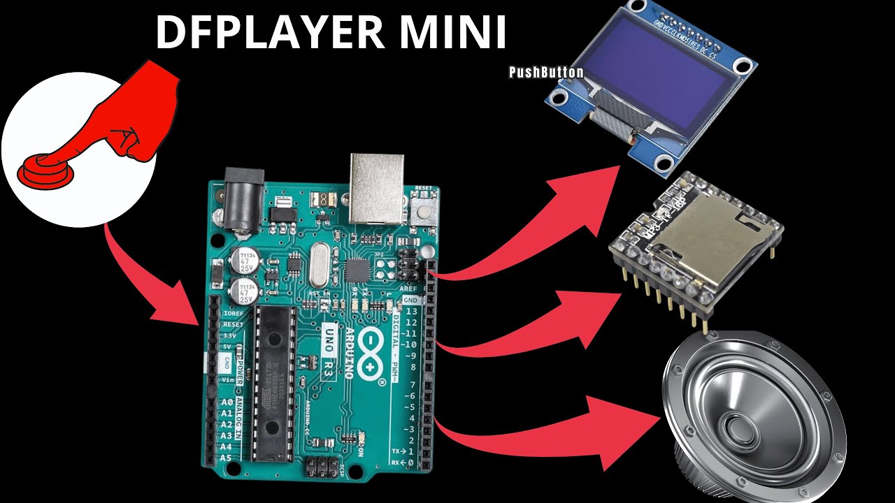DFPlayer Mini with Arduino + OLED Screen - EASY Tutorial! - YouTube