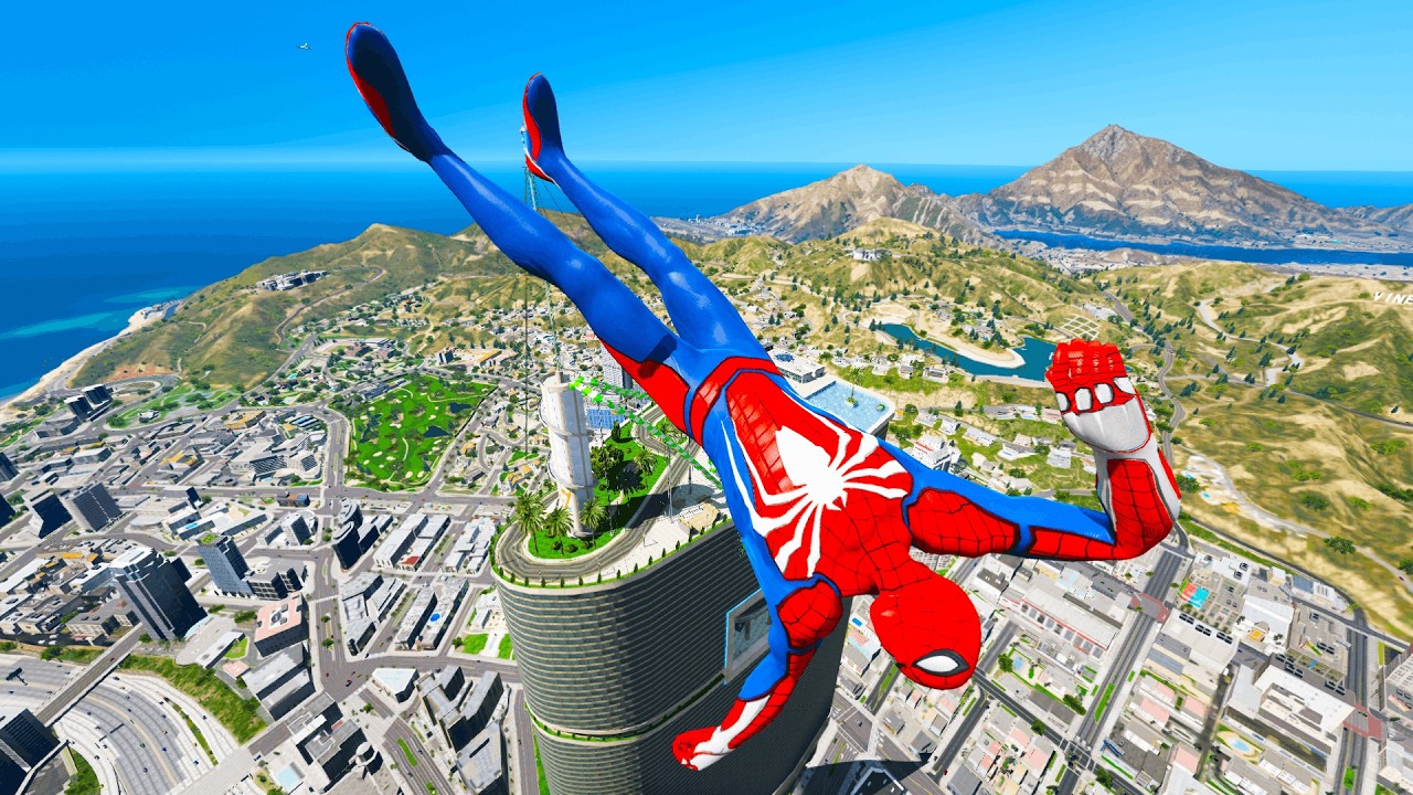 GTA 5 Epic Ragdolls/Spiderman Compilation vol. Euphoria Physics, Fails) 06