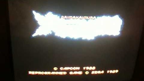 PAL Megadrive - Region and 50/60Hz Demo, No Colour Correction Chip