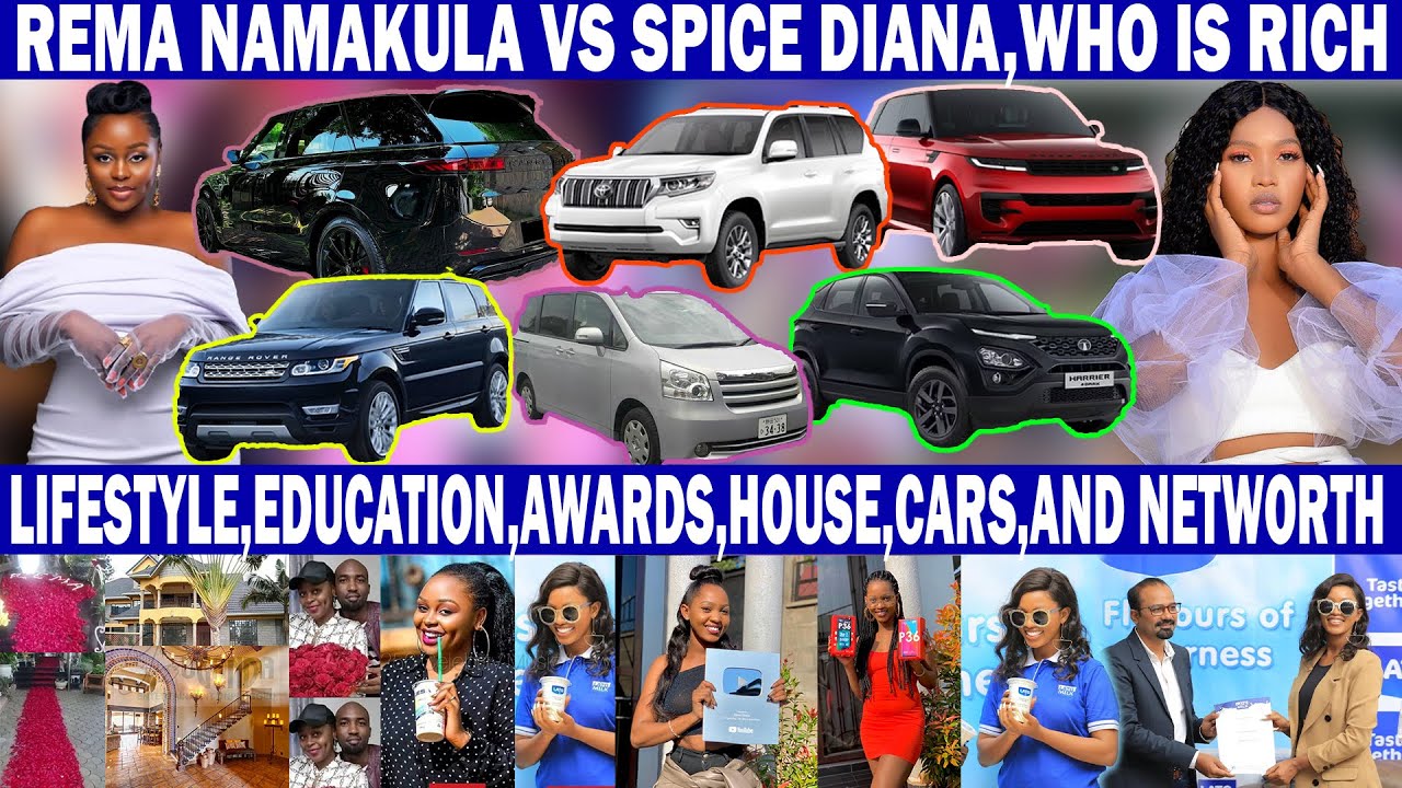 REMA NAMAKULA VS SPICE DIANA,WHO IS RICH,LIFESTYLE,EDUCATION,AWARDS,HOUSE,CARS,AND NETWORTH