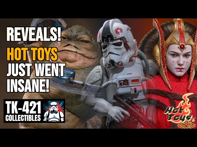 Hot Toys Just Went NUCLEAR – AT-AT Driver, Queen Amidala, Rotta