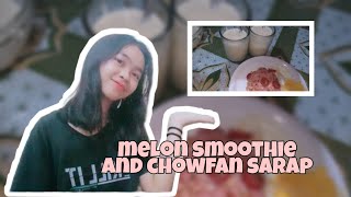 MELON SMOOTHIE AND FRIED RICE, LET'S TRY!