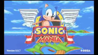 Sonic Mania Android - Version 7.0 - Main Menu