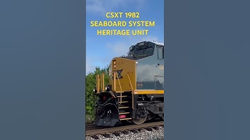 CSXT 1982 SEABOARD SYSTEM HERITAGE UNIT #CSX #CSXT1982 #SeaboardSystemHeritageUni
