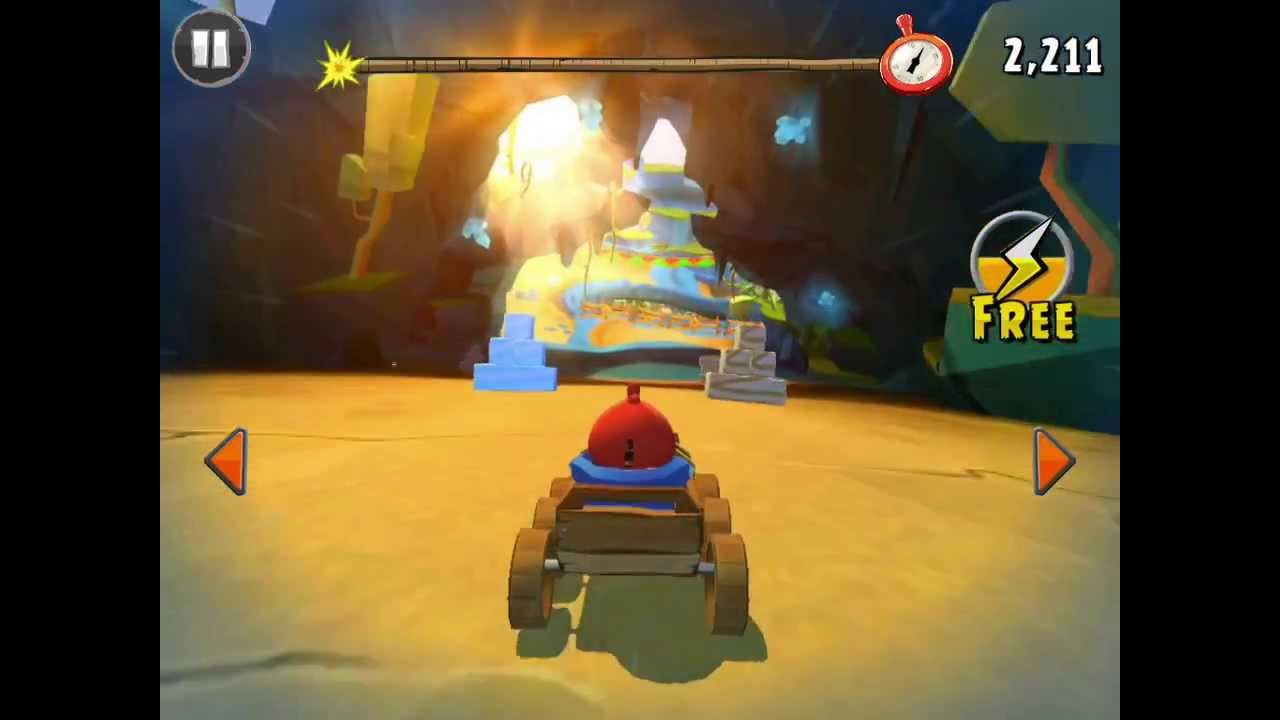 Angry Birds Go! Rocky Road Track 1- Time Boom 3 [Gameplay Walkthrough