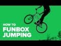 Как прыгать фанбокc на MTB (How to funbox jumping MTB)