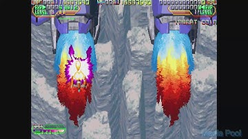 Mars Matrix (Arcade) Playthrough longplay retro video game