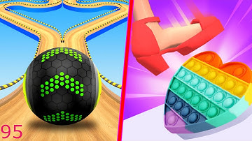 Going Balls Vs Tippy Toe All Levels Android, iOS Mobile Gameplay 95