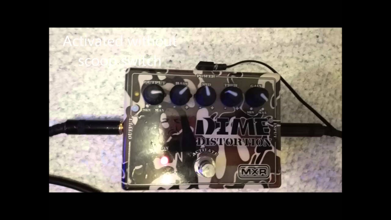 MXR Dime distortion test