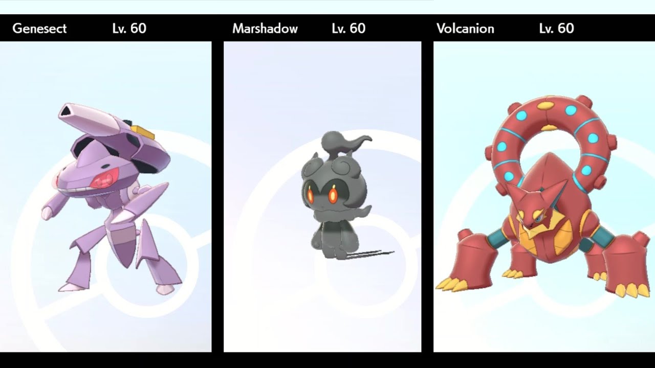 Claiming Genesect, Marshadow and Volcanion in Pokemon Shield!