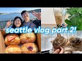 Seattle vlog part 2  sooo much food cat cafe  exploring bellevue 