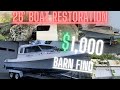 Olympic Boat Restoration| Episode 1-Cleaning away 10+ years of sitting