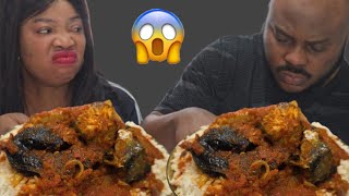 hilarious | my husband did the unthinkable today | red stew & white rice | african food mukbang