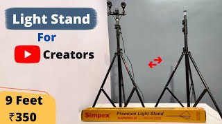 Light Stand for YouTube Videos Under 350 | Unboxing Spot