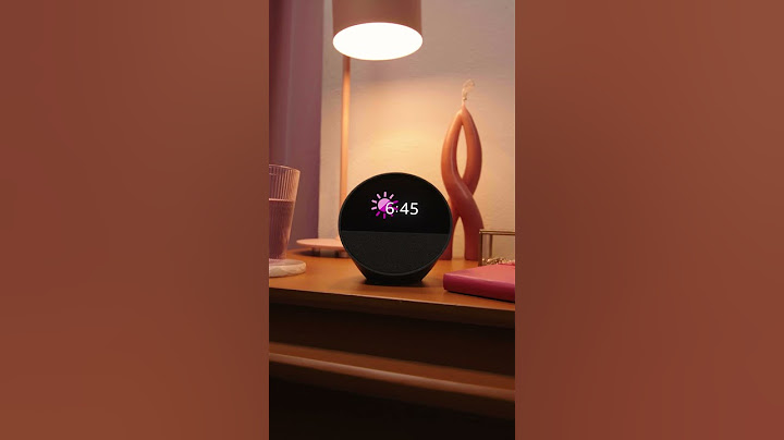 The new Echo Spot is here! Color me impressed.