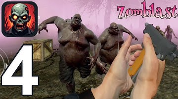 Zomblast Zombie Survival - Gameplay Walkthrough Part 4 - Mission 13 to Mission 17 (Android, iOS)