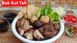 Homemade Bak Kut Teh Recipe | Pork Bone Tea Soup Recipe