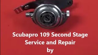 Scubapro 109 second stage service and repair