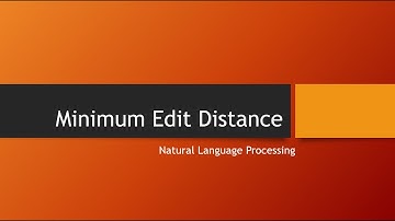 NLP 9 | Minimum Edit Distance 1 |  Theory and Examples | Dynamic Programming | Python | Bangla
