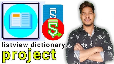 Dictionary like voice & search book project in sketchware/Aaura Technical
