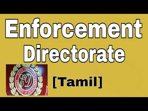 Enforcement Directorate In Tamil For Upsc And Tnpsc Aspirants Youtube