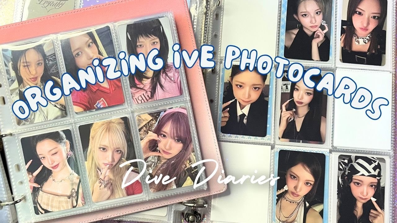 ☆*.｡. dive diaries ep.21 ☆* Организация фотокарт IVE .｡.☆*