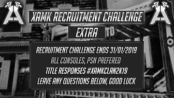 xAMK Clan [2K19] Recruitment Challenge (CLOSED)