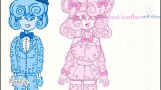 blue cloud and pink cloud