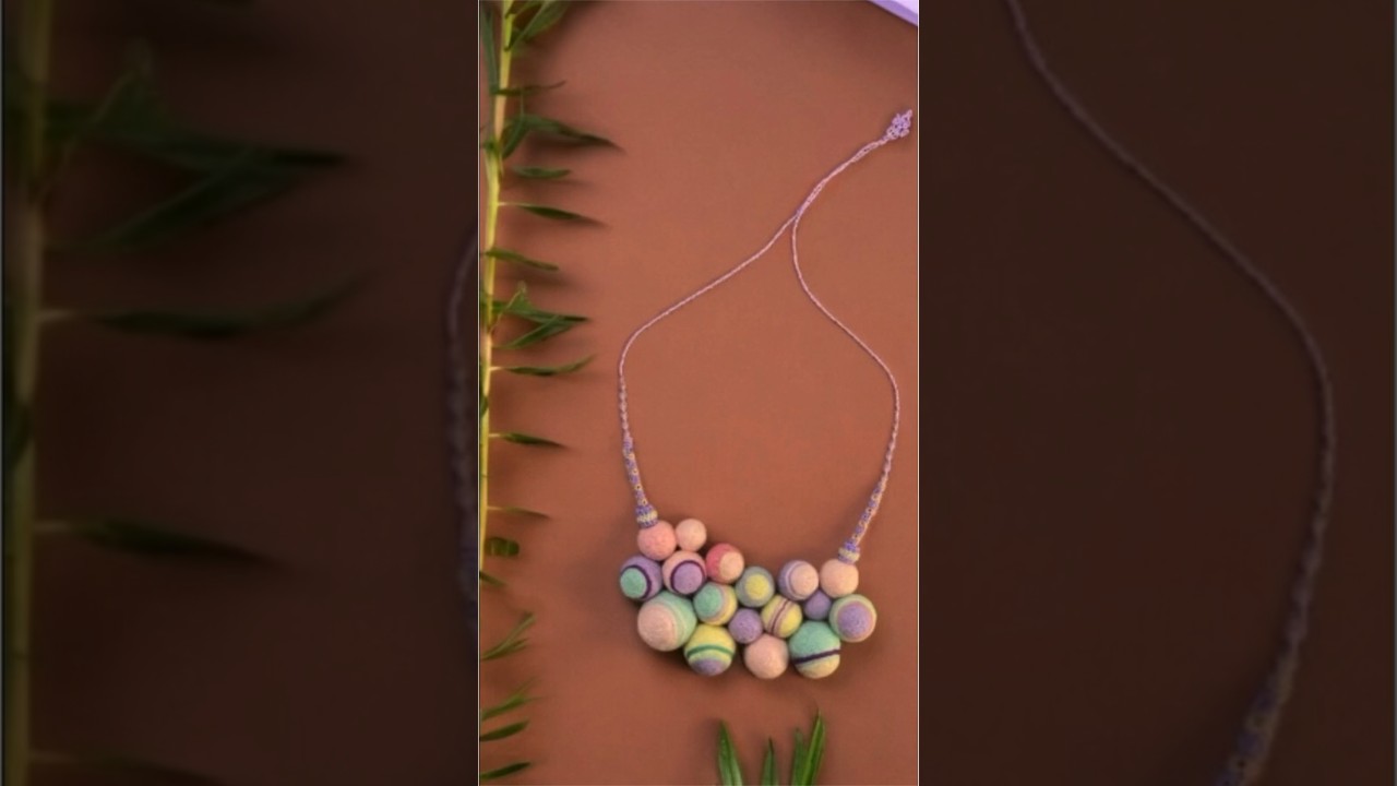 Creating Custom Felt Necklace 