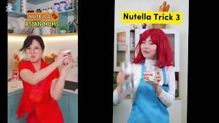 Comparison: Normal People Vs Asian Moms: Nutella 😵 & Nutella Tricks