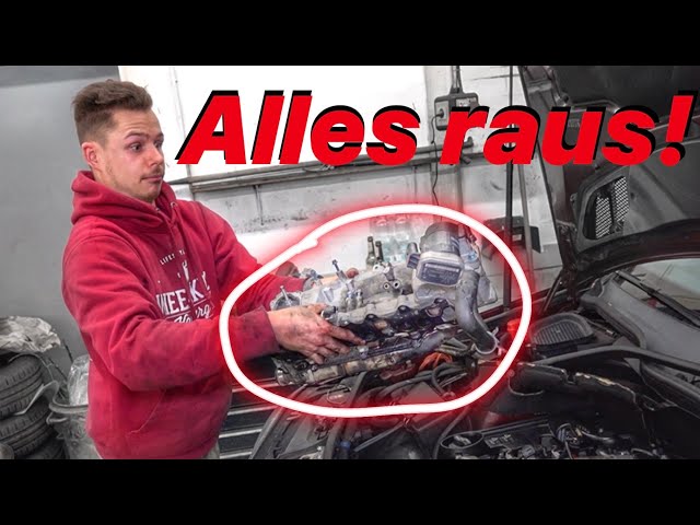 Mercedes V6 280 320 350 cdi Drallklappen Ölkühler ersetzen Ölschaden 