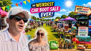 Most UNUSUAL Car Boot Sale EVER!