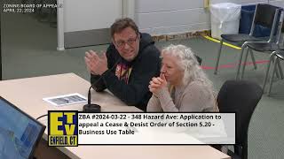 Enfield, CT - Zoning Board of Appeals - April 22, 2024