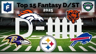 Top 15 Fantasy Defenses for 2025 Revealed!