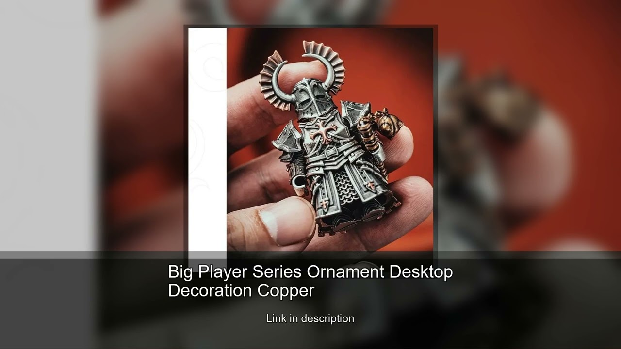 Big Player Series Ornament Desktop Decoration Copper