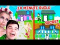 10 MINUTE BUILD CHALLENGE With My BOYFRIEND In Adopt Me! (Roblox)