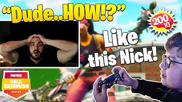 Ghost Aydan INSANE Aim vs NICKMERCS! Ninja Amazed at PS4 Players (Fall Skirmish Highlights 2)