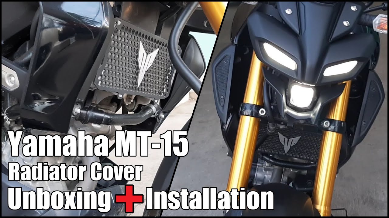 Yamaha MT-15 Radiator Cover Unboxing + Installation (Rating/Price).