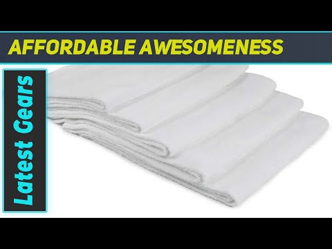 Мікрофібра Autofiber [Buffmaster] Microfiber Polish&Buffing Towel, GRAY 400GSM плетіння Perl, видео 1