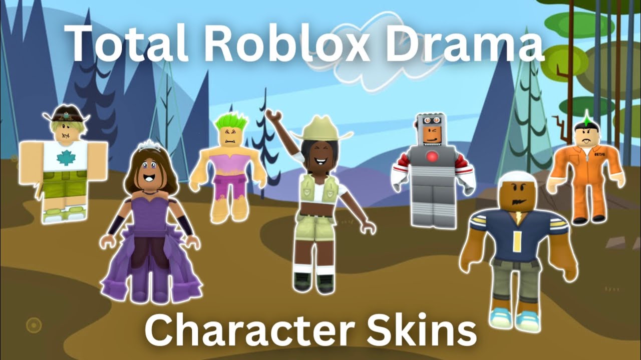 Total Roblox Drama Character Skins 