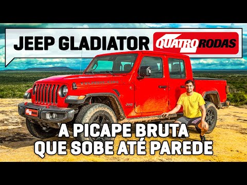  Jeep Gladiator, la camioneta más todoterreno de Brasil, puede circular sin techo ni puertas