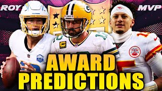 2020 - 2021 NFL Awards Predictions