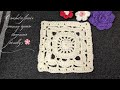 Flower granny square step-by-step for beginners | full tutorial.🧶🌸
