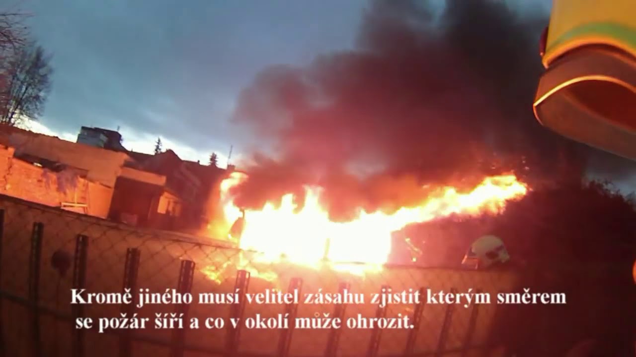 POŽÁR V BRNĚ POHLEDEM ZASAHUJÍCÍHO HASIČE
