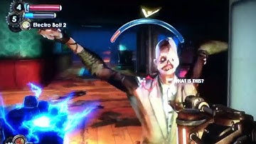 Creepy frozen Spider Splicer on Bioshock 2