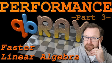 Ray Tracing [C++ & SDL2] Faster Linear Algebra (Episode 25)