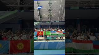 Узбекские фанаты развернули флаги всей Центральной Азии