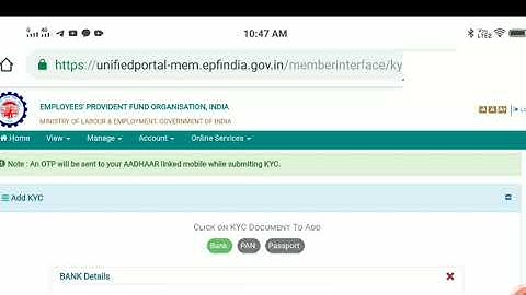 EPF name mismatch with Bank account in tamil