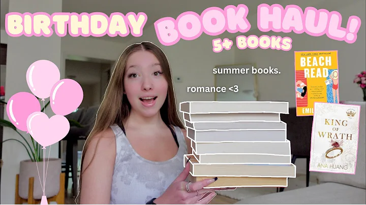 HUGE book haul 💝📖✨ birthday edition! *8 books*